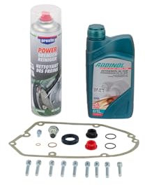 SET: Ölwechsel 1 Liter Öl + Reiniger & Schraubenset S51, SR50, KR51/2