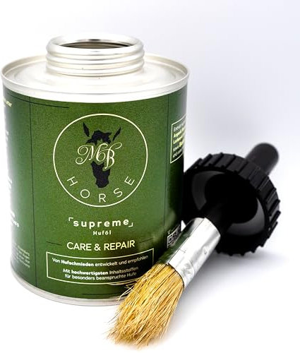 MB HORSE Supreme Huile pour sabots Care&Repair avec pinceau