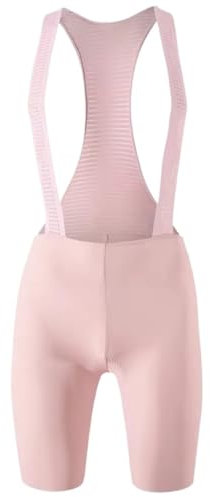 USOHJZ Salopette Ciclismo Donna Pantaloncini da Ciclismo Senza Cuciture da Donna con fondello da 6 Ore, Abbigliamento Estivo for Bici da Strada e Mountain Bike(Pink,M)