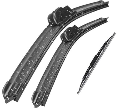 Limpia Parabrisas para Chevrolet Captiva 2006-2018, Cepillo para Parabrisas, Juego De Escobillas para Limpiaparabrisas Delantero Y Trasero De 24+16+13 Escobillas limpiaparabrisas Coche