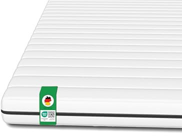 Schlaftroll Matratzentopper 60x120 cm, Kaltschaumauflage für Kinderbetten, Atmungsaktiv, Allergikergeeignet, Oeko-TEX® Zertifiziert