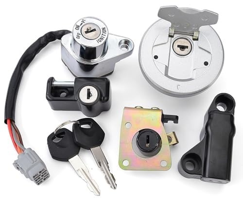 Benzintankdeckel für Sitzbank Zündschloss Startschloss Schlüsselset für VZ1500 Boulevard Intruder M90 M1500 37000-40831 37000-40880 37000-40881