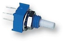 Potentiometer 9 mm 500 kohms Schlitz 1 Tasse, 1 Pack, 1
