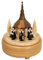 Rudolphs Schatzkiste Spieldose mit Kirche Kurrende bunt BxHxT 13x16x13cm NEU Spieluhr Spielwerk Musikdose Musik Figur Seiffen Erzgebirge Holz Dekoration Weihnachten