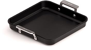 Valira Aire - Plancha Premium de 23x23 cm hecha en España, aluminio fundido con antiadherente reforzado, apta para inducción