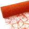 Sizoweb Tischband - 25 Meter Rolle + 100 Deko Herzen Gratis (20cm Breite, in Orange)
