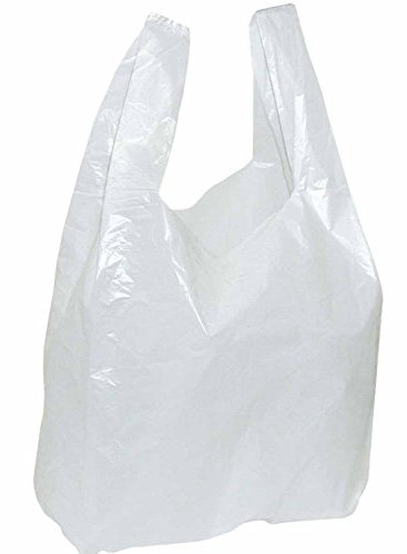 2000 Stück 300x160x520mm >13my Hemdchentragetaschen Plastik-Beutel Tüten weiß Tüte