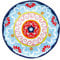 Rose & Tulipani - Piatto Rotondo Multicolore - Serie Nador - Set Piatti, Servizio Piatti - Melamina - Ø 32; h2 cm