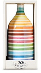 Muraglia - Natives Olivenöl Extra Magnum Regenbogen Keramisches Glas (Intensiv Fruchtig) 1500ml