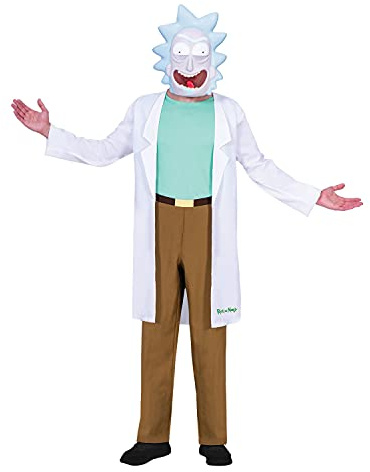 amscan Adults Rick and Morty Fancy Dress Costume