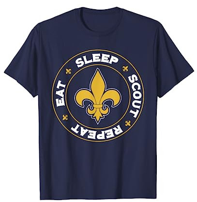 Eat Sleep Scout Repeat - Pfadfinder Geschenk T-Shirt T-Shirt