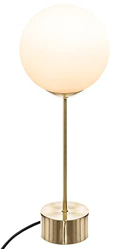 Atmosphera - Lampe Dris dorée - métal H43 cm