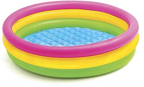Intex Piscina gonfiabile 3 cerchi per bambini, 25 cm 57412NP