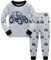 Toddler Boys Pyjamas Set Tractor Pjs for Boy Winter Sleepwear Long Sleeve Nightwear Kids Cotton T-Shirt and Pants 2 Pieces Outfit Christmas Clothes Sets for Children Age 3-4 Years