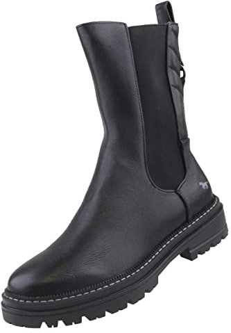 MUSTANG 1398-511, Stivali Chelsea Donna, Nero, 39 EU