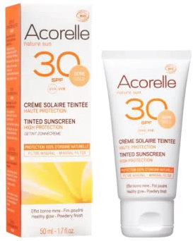 Acorelle Sonnencreme, getönt, LSF 30, 50 ml