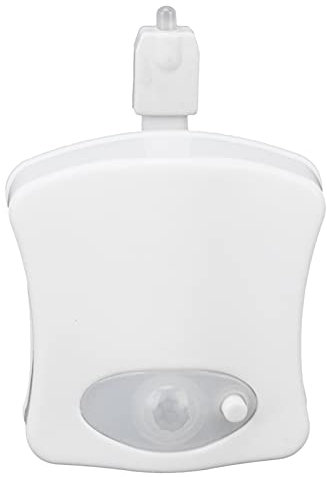 Garosa Toiletten-Sensor-Licht mit 8-Farben-LED-hängender Menschlicher Körper Toiletten-Abdeckungslampe Nachtlicht Bewegungsaktiviertes Toiletten-Licht ABS für Badezimmer