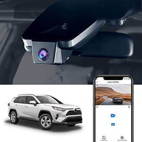 Fitcamx Dashcam Passend für Toyota RAV4 2021 2020 5.Generation(XA50) LE Limited Premium XLE TRD Hybrid Prime XSE SE, OEM 4K Autokamera WiFi, UHD Nachtsicht, G-Sensor, Loop-Aufnahme, mit 64 GB Karte
