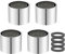 Chedin M18/M18,5/M20/M22 Strahlregler Mischdüse Luftsprudler, 4-teiliges Set Wasserhahn Bubbler, Mischpatrone Armaturensieb, Honeycomb Auslauf des Wasserhahns verchromt - interner Thread (M22)
