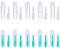 iGeyzoe 10 Pack Hard Contact Lens Remover, RGP Plunger Contact Plunger Inserter For Hard Contact Lens RGP Lens