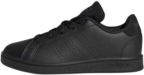 adidas Advantage Lifestyle Court Lace Shoes Tennisschuhe, Core Black/Core Black/Grey Six, 35 EU
