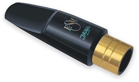 ESM® Schreiber Jazz Mundstück für Altsaxophon - mit Metallring (Bahnöffnung 6*) - Made in Germany