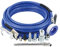 Melprisu Air Compressor Accessories Kit, 9 Pieces, 1/4 Inch × 25FT PVC Hose, Deep Blue, Includes Blow Gun, Fittings, Chuck, Tire Gauge, 300 PSI