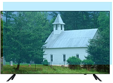 75-85-Zoll-TV-Bildschirmschutzfolie, blendfreier Augenschutzfilter, hochtransparente, kratzfeste PET-Materialfolie, für gebogene und flache LCD-, LED-Monitore/A / 82inch 1831x1049mm