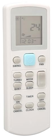 Garsent Telecomando Sostitutivo del Condizionatore d'Aria per DAIKIN ACSON, Telecomando del Condizionatore d'Aria per APGS02 ECGS02, Sottotitoli LED Neri e Pulsanti Sensibili(Bianco)