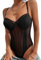 Body da Donna Sexy Spaghetti Cinturino Mesh Bodysuit Patchwork a Rete Trasparente Jumpsuits Senza Maniche Elasticizzato Aderente Going Out Leotard Top