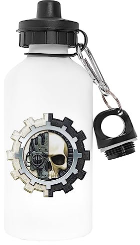 Capzy Adeptus Mechanicus Weiß Schadstofffrei Weiß Wasserflasche Aluminium Für Draußen Pollutant Free White Water Bottle Aluminium For Outdoors