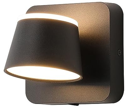 Wandleuchten 360° schwenkbare LED-Wandleuchte mit Schalter Verstellbare Nachttisch-Lesewandleuchte Wandleuchte for Schlafzimmer Kopfteil Wohnzimmer Gang Treppe Flur Bad Spiegel Eitelkeit ( Color : Zwa