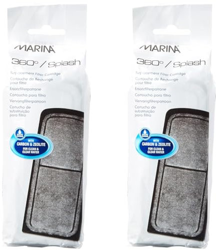 Marina Filtre pour Aquariophilie Splash 360 4 Pièces (Lot de 2)