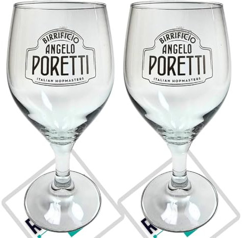 2 x Roxley Angelo Poretti X2 Pint Glass Glasses