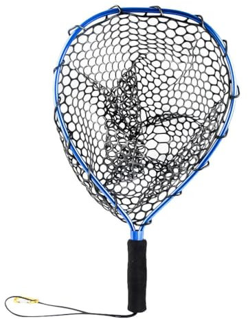 Fishing Net Aluminum Alloy Scoop Net Lightweight Landing Net Boating Freshwater Fishing