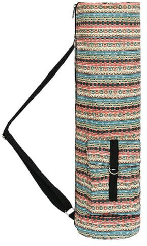 BESPORTBLEine Generation Von Yogamatten Eine Umhängetasche Yogatasche Sneaker-Tasche Für Die Reise Zylinder Angelschnurrollenhalter Yoga-Einkaufstasche Handtasche Yogamatte Rucksack Drucken
