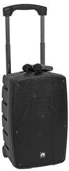 OMNITRONIC WAMS-12BT2 Drahtlos-PA-System | Mobiles 12-PA-System mit Akkubetrieb, Audioplayer, Bluetooth und 2 Funkmikrofonen