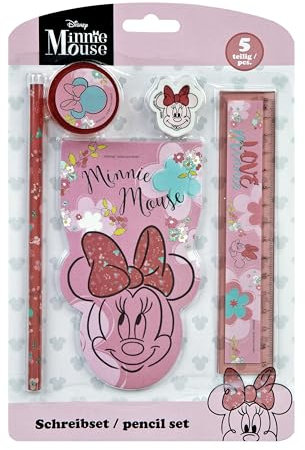 Minnie Mouse Schrijfwarenset 5 Delig
