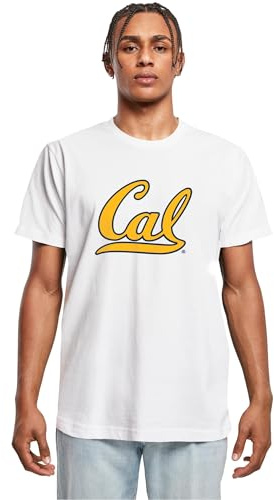 MERCHCODE Herren T-Shirt Cal Logo Tee, Regular Fit, Baumwolle 100%, S