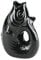 Giftcompany Monsieur Carafon Vase/Karaffe Fisch XS schwarz 0,2l