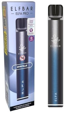 Kit ELFA Pro (+Pod 2ml 00mg) ElfBar Twilight Blue (+Pod Myrtille)