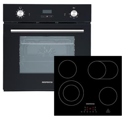 Backofen Herd Kochfeld Glaskeramik Herdset Einbau Heißluft Touch Control Respekta