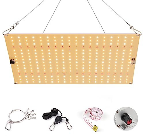 AOCAAUP Lampada per piante LED dimmerabile da 1200 W a spettro completo con IR e UV per piante e fiori da interno