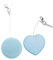 ORFOFE Lot de 2 Lingettes Nettoyantes Douces pour Écran en Forme de Cœur pour Téléphone Lunettes Objectifs D'appareil Photo Papeterie en Or Rose