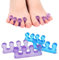 SUNFATT 4 Stück Zehentrenner Pediküre - Zehenspreizer - zehentrenner damen silikon,Nagellack - Wiederholbare waschbare Silikon toe spacer