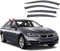 QiaoCL Windabweiser für BMW 5 Series F10/2011-2017, halten Ihr Auto bei Regen belüftet, reduzieren Windturbulenzen, Regen- und Sonnenschutz