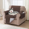 BellaHills Wasserdicht Sofa Überzug, Waschbar Sofabezug 1/2/3/4 Sitzer, Sofa Sitzkissenbezug für Wohnzimmer Protector 1 Sitzer (51x55cm), Braun