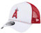 New Era LA Los Angeles Angels 9FORTY Sport Court Gorra de camionero de espuma, gorra ajustable, color blanco, Blanco, talla única