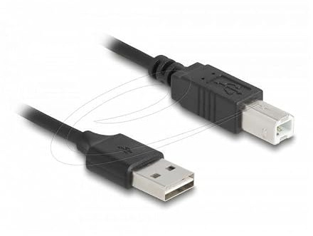 Delock Spiralkabel EASY-USB 2.0 Typ-A Stecker zu USB Typ-B