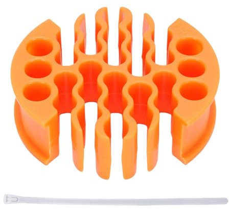 Pssopp Bundler de Cable de Red, Soporte de Peine de Alambre para Organizar hasta 30 Cables a la Vez con 30 Agujeros para Cables Blindados de Gestión Fácil (Alambre de Gato)